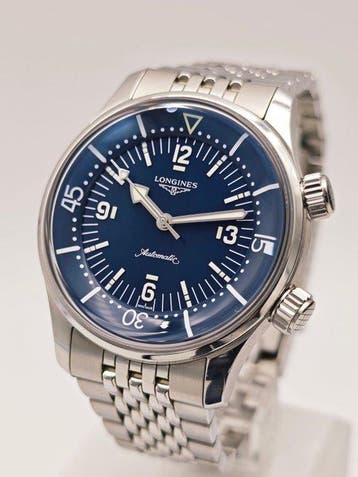 Longines - Legend Diver 39 Blue Dial - Sans prix de, Nieuw