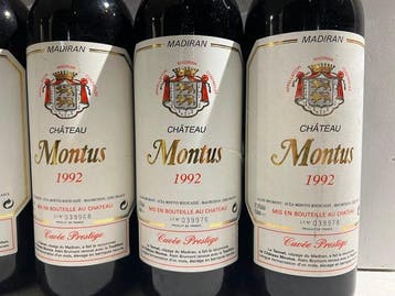 1992 Château Montus, Cuvée Prestige - Madiran - 6 Bouteilles, Collections