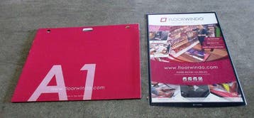 Vloerdisplay Floorwindo, A1 formaat, B90 x H63 cm, NIEUW, Nieuw in verpakking