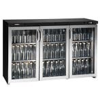 Barkoelkast | MAXIGLASS | 371L | Antracietgrijs/RVS |, Verzenden