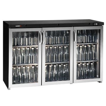 Barkoelkast | MAXIGLASS | 371L | Antracietgrijs/RVS |, Verzenden