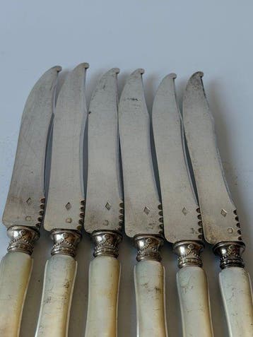 Ensemble de couteaux de table (12) - Argent 800