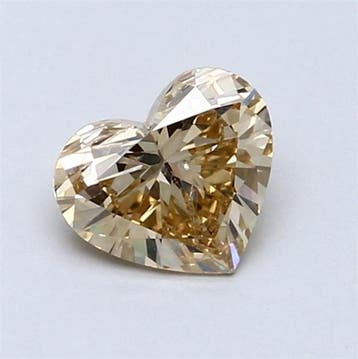 1 pcs Diamant (Couleur naturelle) - 0.86 ct - Cœur - Fancy, Nieuw