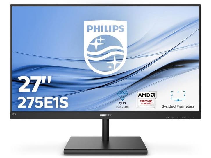Philips E-line 275E1S - 27 Monitor - Quad HD 2560x1440 -, Informatique & Logiciels, Moniteurs, Envoi