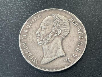 Nederland. Willem II. 2 1/2 Gulden 1849 (Zonder