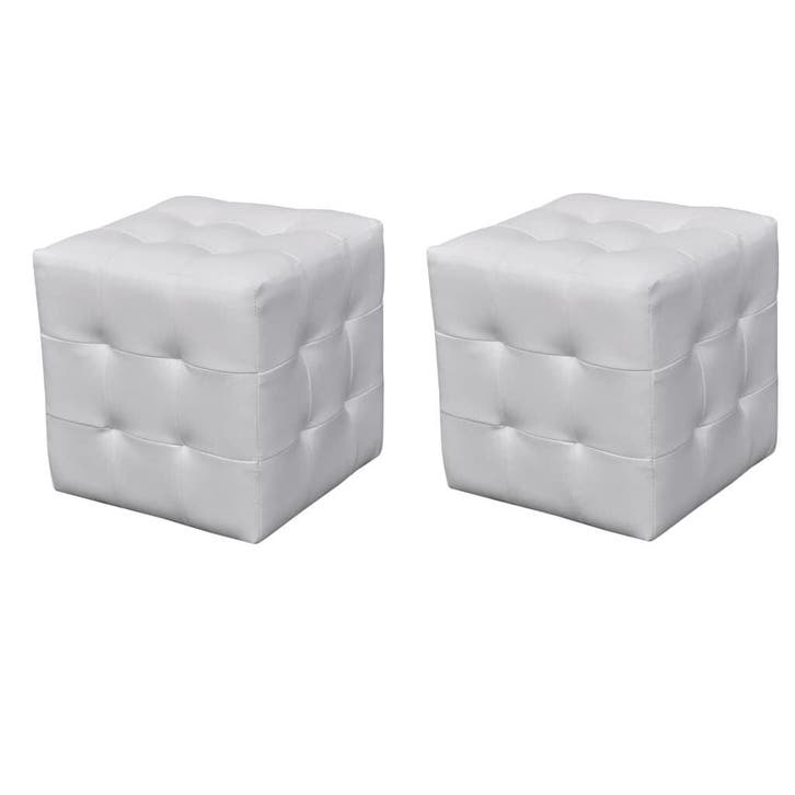 Kubuskrukken 2st wit | Tweede kansje | OP = OP, Maison & Meubles, Tabourets, Envoi