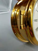 Wandklok - Junghans – Wanduhr / Schiffsuhr – Messinggehäuse