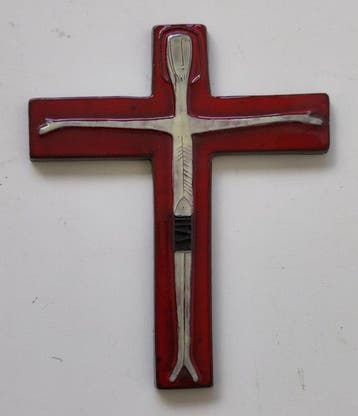 Oswald Tieberghien - Kruisbeeld - 21 cm - Mid-century modern