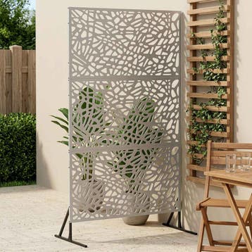 vidaXL Privacyscherm 100 x 50 x 180 cm Gegalvaniseerd staal, Jardin & Terrasse, Verzenden