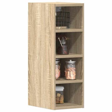 vidaXL Bovenkast 20x29,5x60 cm bewerkt hout sonoma, Huis en Inrichting, Verzenden, Nieuw