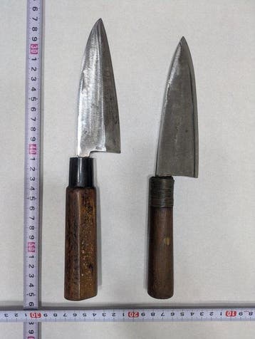 Keukenmes - Staal, Hout - Japan - Traditioneel Japanse
