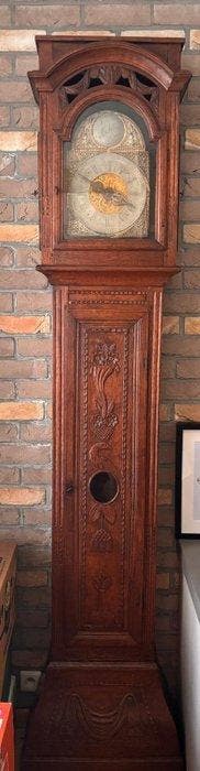 horloge de parquet - Bois - 1750-1800 - Horloge de couloir