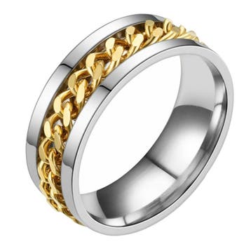 Fako Bijoux - Fidget Ring - Anxiety Ring - Angst Ring -, Verzenden