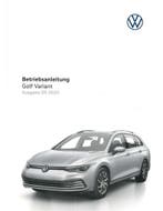 2020 VOLKSWAGEN GOLF VARIANT INSTRUCTIEBOEKJE DUITS, Auto diversen, Handleidingen en Instructieboekjes
