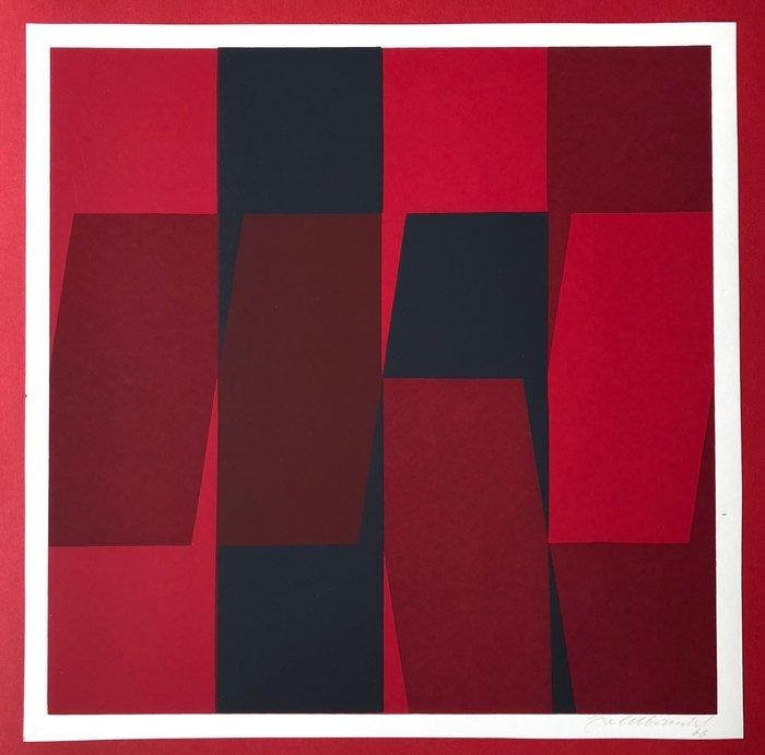 Joachim Albrecht (1913-1997) - Minimalist construction, Antiek en Kunst, Antiek | Overige Antiek