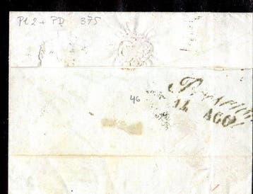 Italiaanse oude staten - Modena 1852 - Postrelaties tussen, Gestempeld