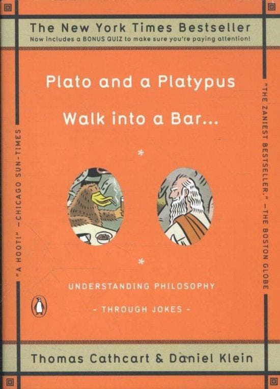 Plato and a Platypus Walk into a Bar… - Thomas Cathcart - 97, Livres, Philosophie, Envoi