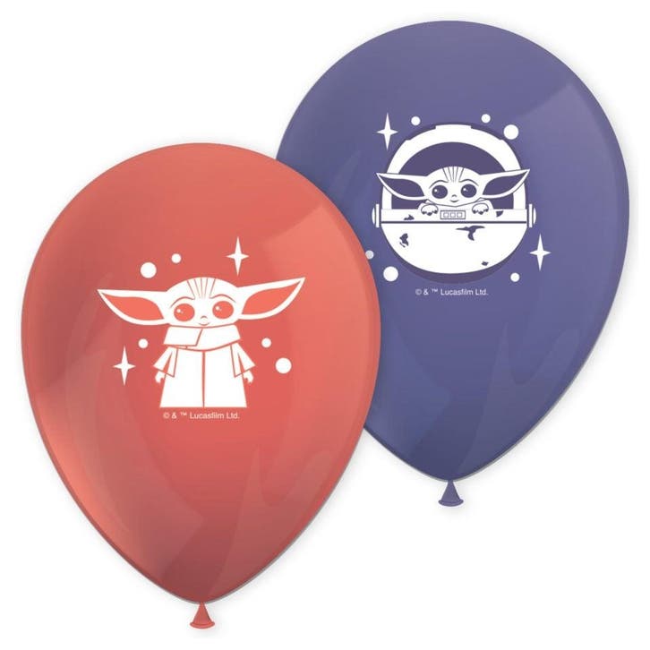 Star Wars Ballonnen Baby Yoda 28cm 8st, Hobby & Loisirs créatifs, Articles de fête, Envoi