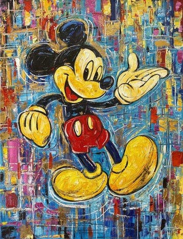 Nguyn V.L (1993) - The Mickey Legacy (09) 80 60 cm.