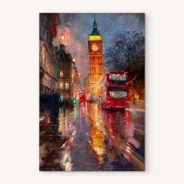 Andriy Kulyk (1971) - London After Dark(100% hand painted