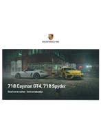 2021 PORSCHE 718 CAYMAN GT4 / SPYDER INSTRUCTIEBOEKJE NEDE.., Ophalen of Verzenden