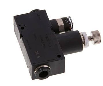 Pneumatische Drukregelaar 8mm met manometer, Verzenden, Nieuw