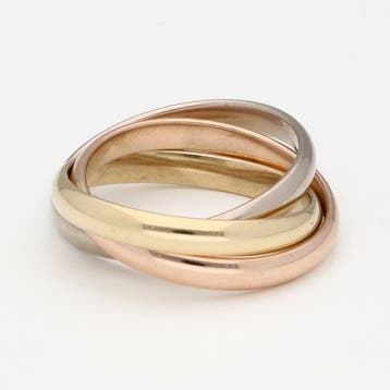 Cartier - Ring - 18 karaat Geel goud, Witgoud, Roségoud, Nieuw