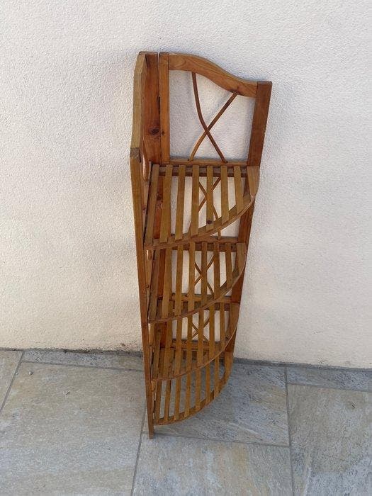 Étagère - Bois - Étagère pliante, Antiquités & Art, Art | Objets design