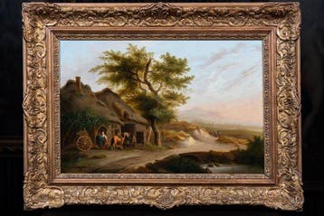 P.J. Huysmans (active Brussels 1786 - 1800) - Herberg bij