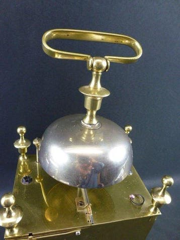 Pendule de voyage dite « Capucine » - Laiton - 1800-1850, Antiek en Kunst