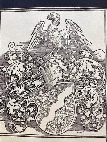 Albrecht Dürer (1471-1528), after - Coat of Arms of Michael, Antiquités & Art