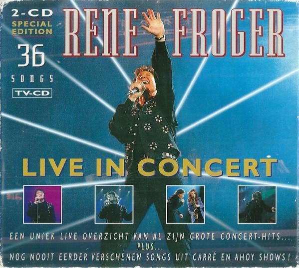 Rene Froger - Live In Concert, CD & DVD, CD | Pop, Envoi