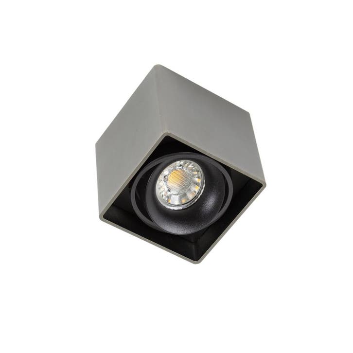 Spots opbouw Bjorn 1 Opbouwspot Gun Metal Binnenverlichting, Maison & Meubles, Lampes | Autre, Envoi