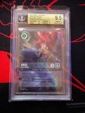 Disney - 1 Card - Disney Lorcana - Ariel Sonic Warrior #220, Nieuw