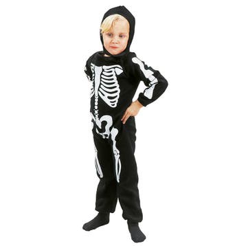 Halloween Skelet Kostuum Kind 3/4 jaar, Kinderen en Baby's, Verzenden, Nieuw
