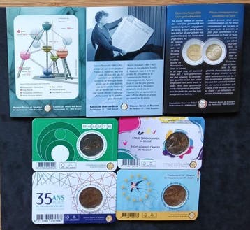 België. 2 Euro 2006/2025 (7 coincards) (Zonder minimumprijs)