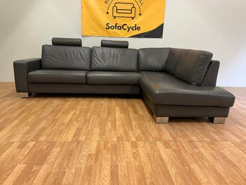 Bultex Lederen Hoekzetel - SofaCycle - Levering mogelijk, Huis en Inrichting, Zetels | Complete zithoeken, Ophalen of Verzenden
