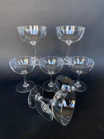 Baccarat - Champagneglas - Prachtige set van 7