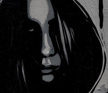 David Law (1967) - Billie Eilish II (Stencil)