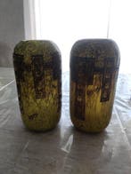 François-Théodore Legras - Vaas (2) - Glas - Een paar