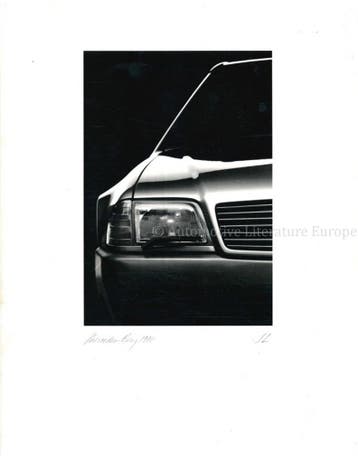 1990 MERCEDES BENZ SL KLASSE BROCHURE ENGELS (USA)