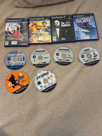 Sony - Playstation 2 (PS2) - (PS2) Fat Console + 10 Games, Games en Spelcomputers, Nieuw