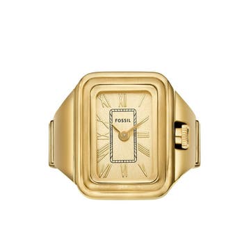 Fossil ES5343 Vrouwen Ring-Horloge - Goudkleurig (Horloges), Verzenden, Nieuw