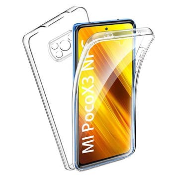 Xiaomi Poco X3 NFC Full Body 360° Hoesje - Transparant TPU, Verzenden