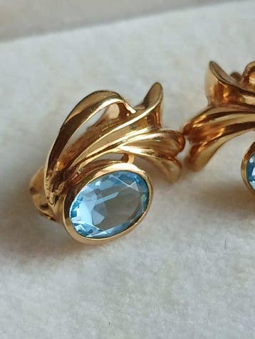 Boucles doreilles - 9 carats Or jaune - 1.00ct. tw., Nieuw
