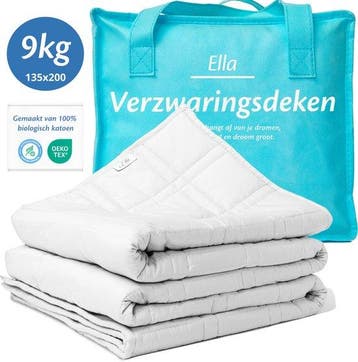 2dekans | EL Life Verzwaringsdeken 9 kg - OEKO-TEX Katoen, Ophalen of Verzenden, Nieuw