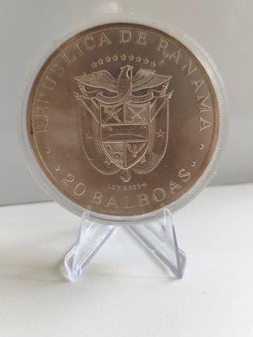 Panama. 20 Balboas 1972 (Sans prix de réserve)
