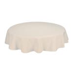 Nappe de Table Ronde Off White Beige 178cm Ø - Treb SP, Verzenden