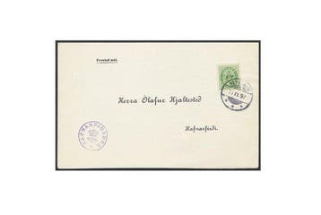 IJsland 1897 - Wapen 3 prir op 5a Groen - Certificaat