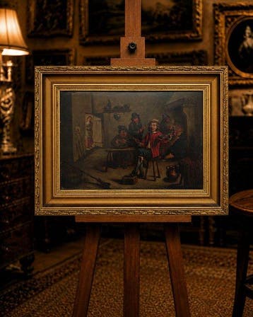 David Teniers le Jeune (1610-1690), Naar - Intérieur de, Antiek en Kunst